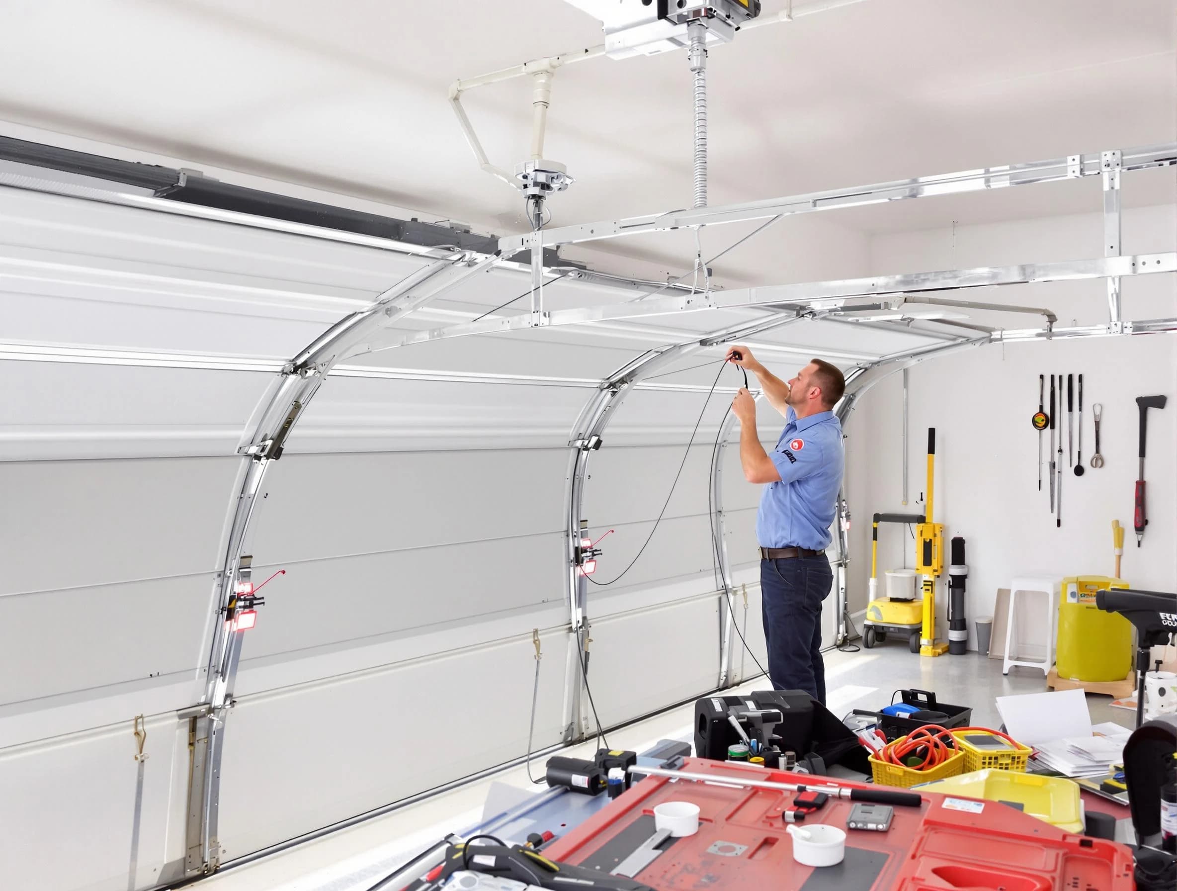 Garage door cable repair service by Bothell Garage Door Repair in Bothell