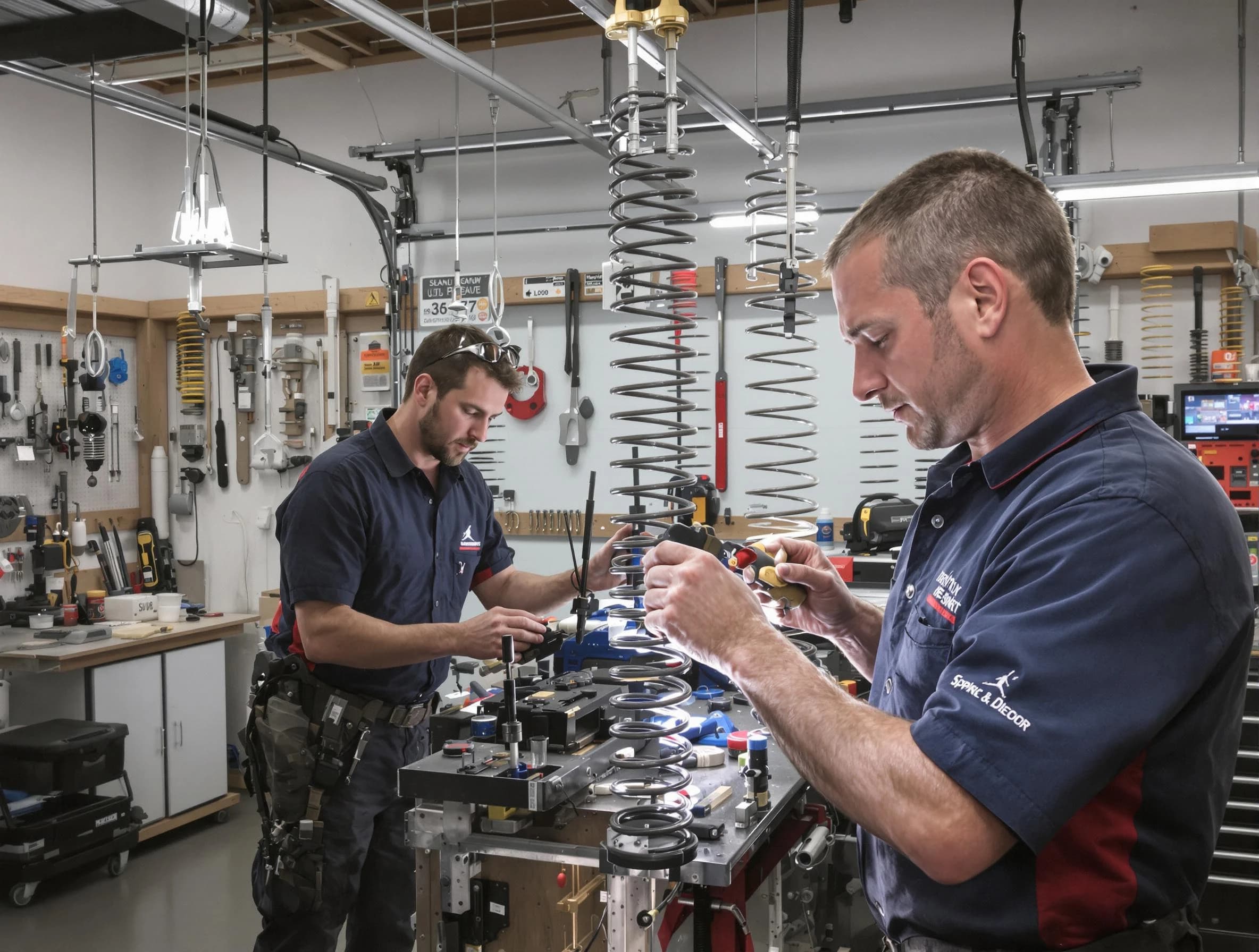 Garage door spring repair service by Bothell Garage Door Repair in Bothell