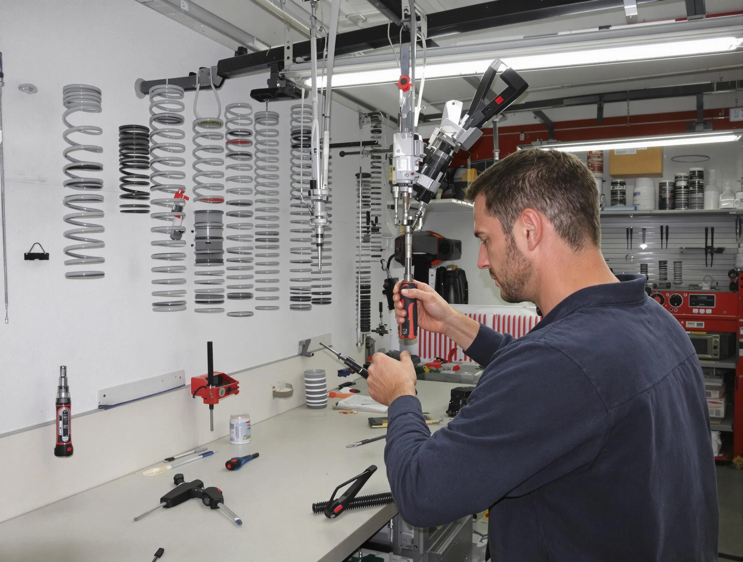 Bothell Garage Door Repair safety certified technician performing precision spring replacement in Bothell