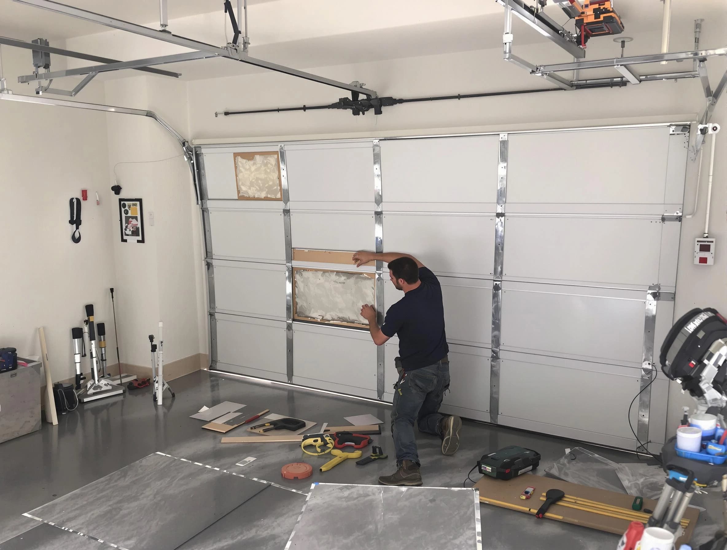 Garage Door Panel Repair in Bothell