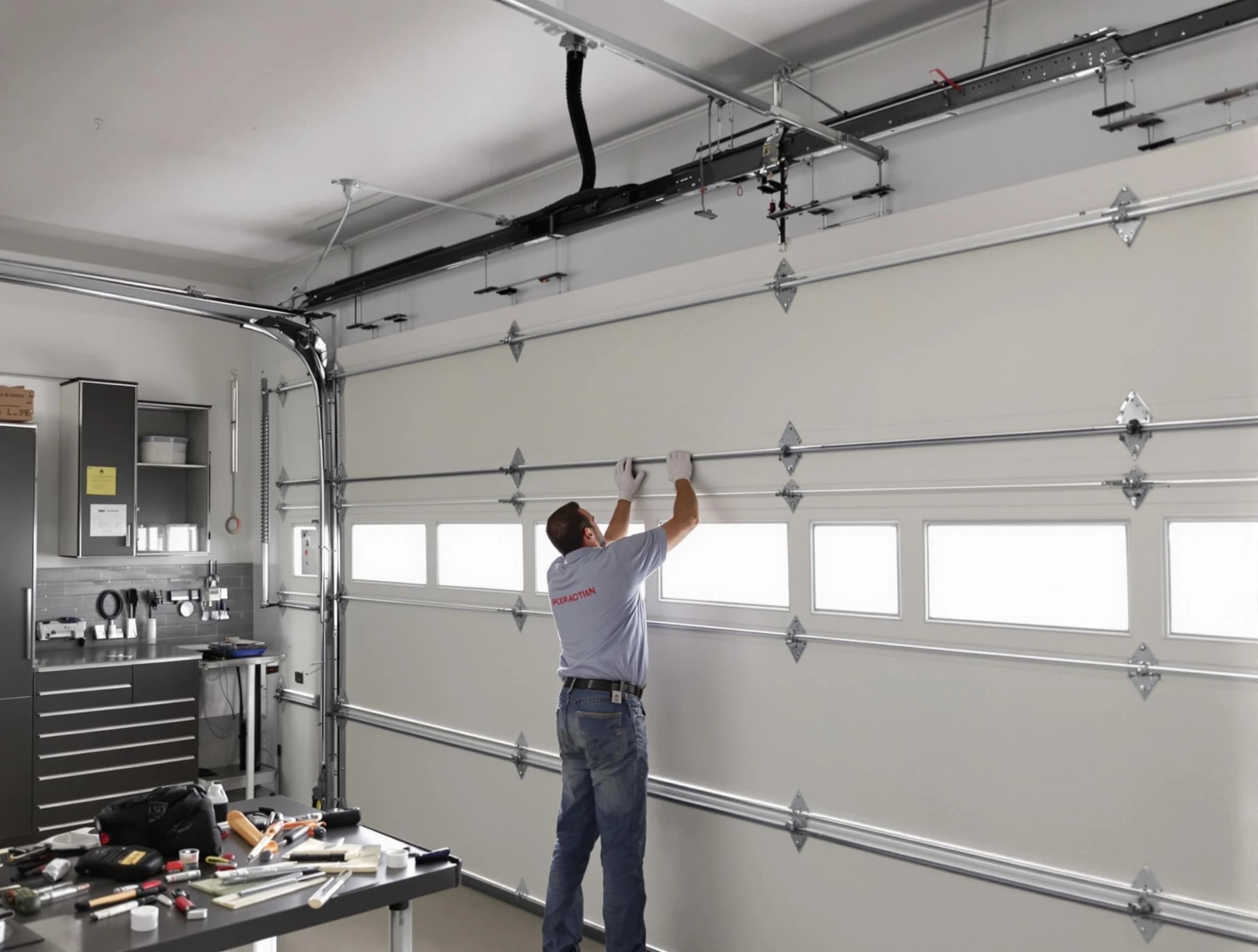 Garage Door Track Repair in Bothell
