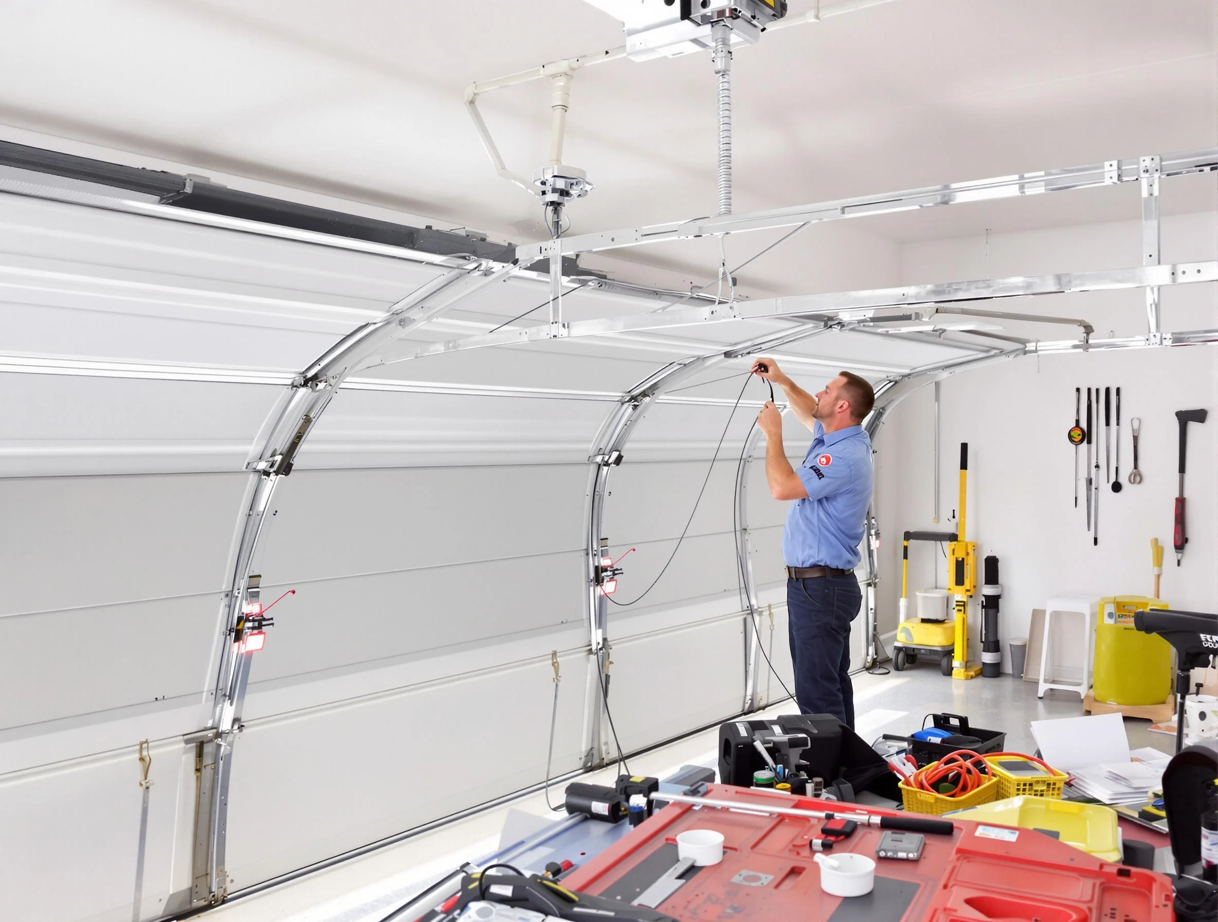 Garage door cable repair service by Bothell Garage Door Repair in Bothell