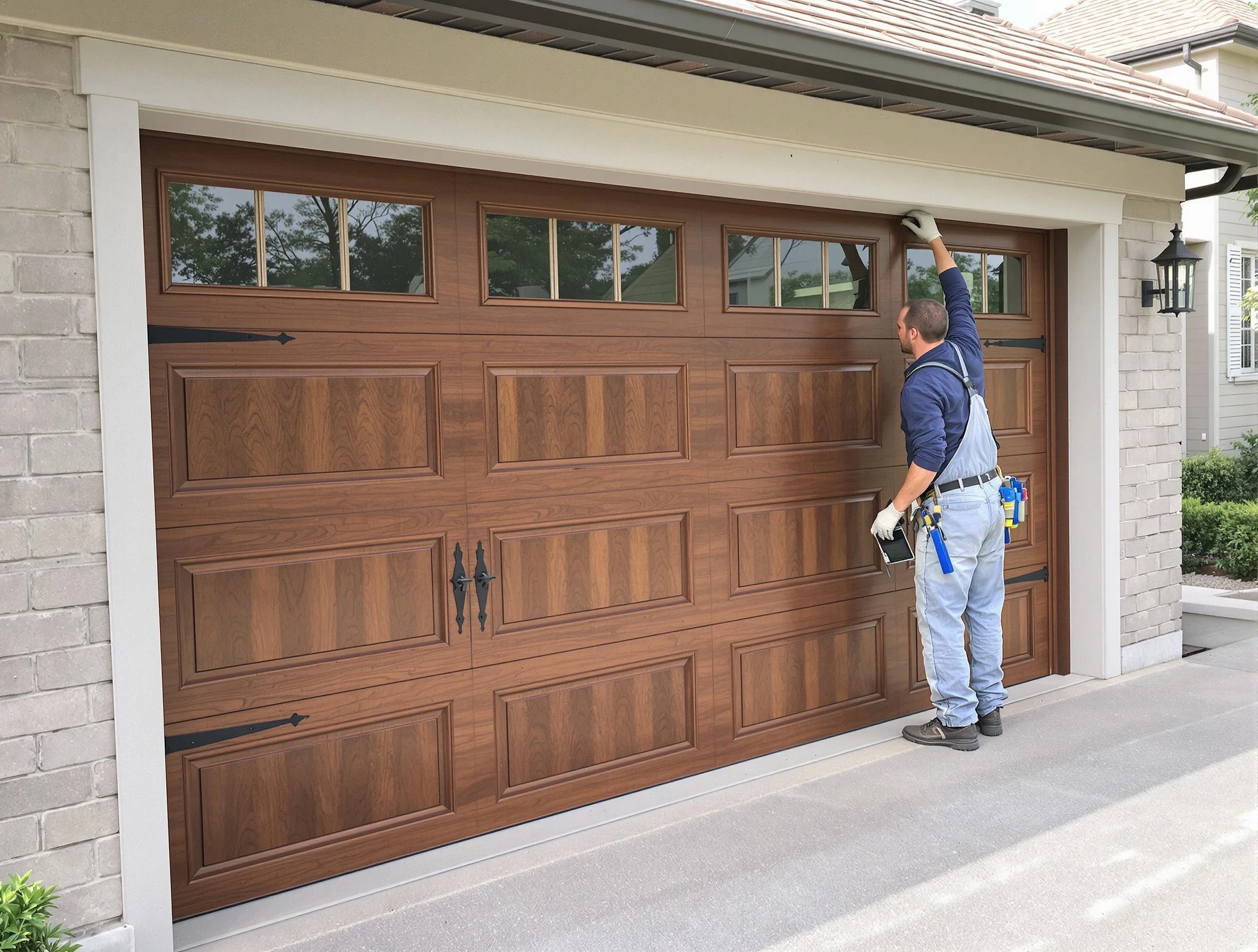 Custom garage door showcase by Bothell Garage Door Repair in Bothell