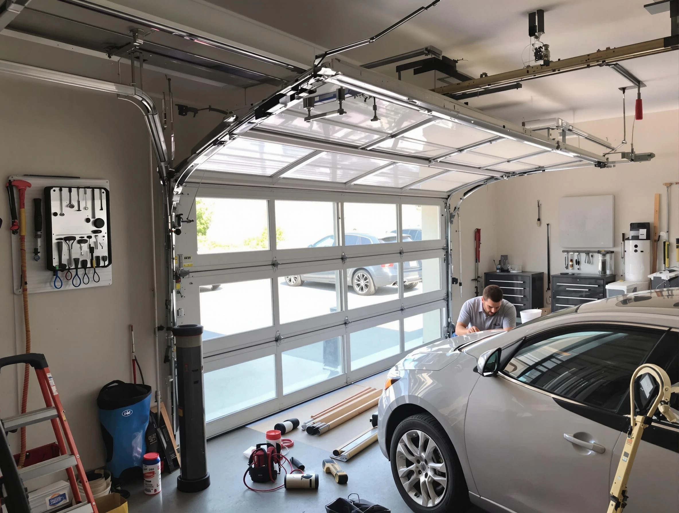 Garage door noise reduction service by Bothell Garage Door Repair in Bothell