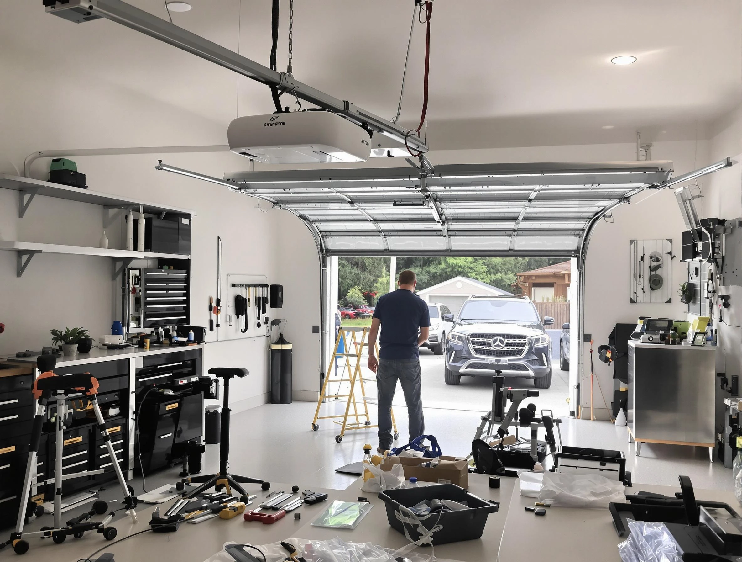 Garage door opener installation by Bothell Garage Door Repair in Bothell