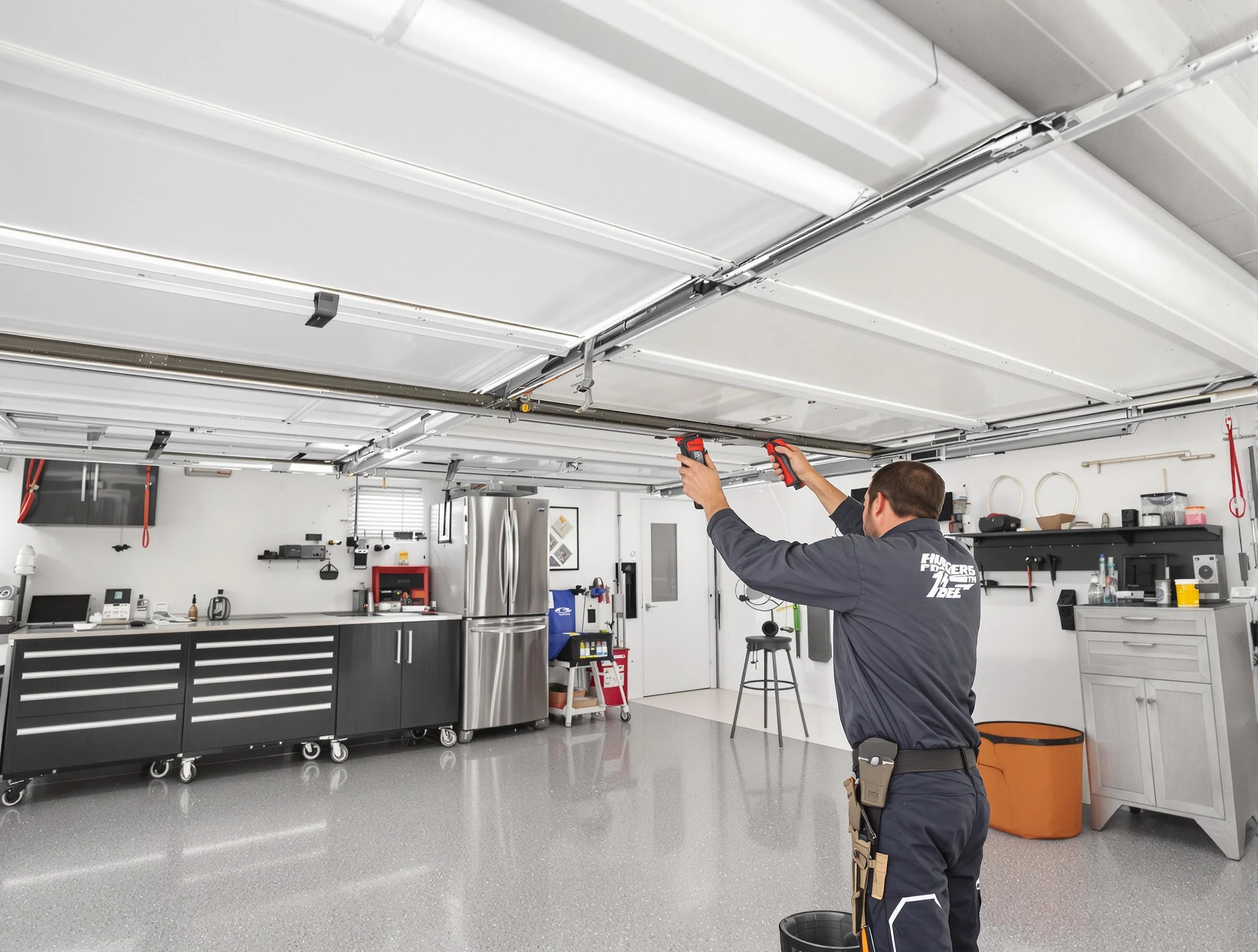 Overhead garage door repair service by Bothell Garage Door Repair in Bothell
